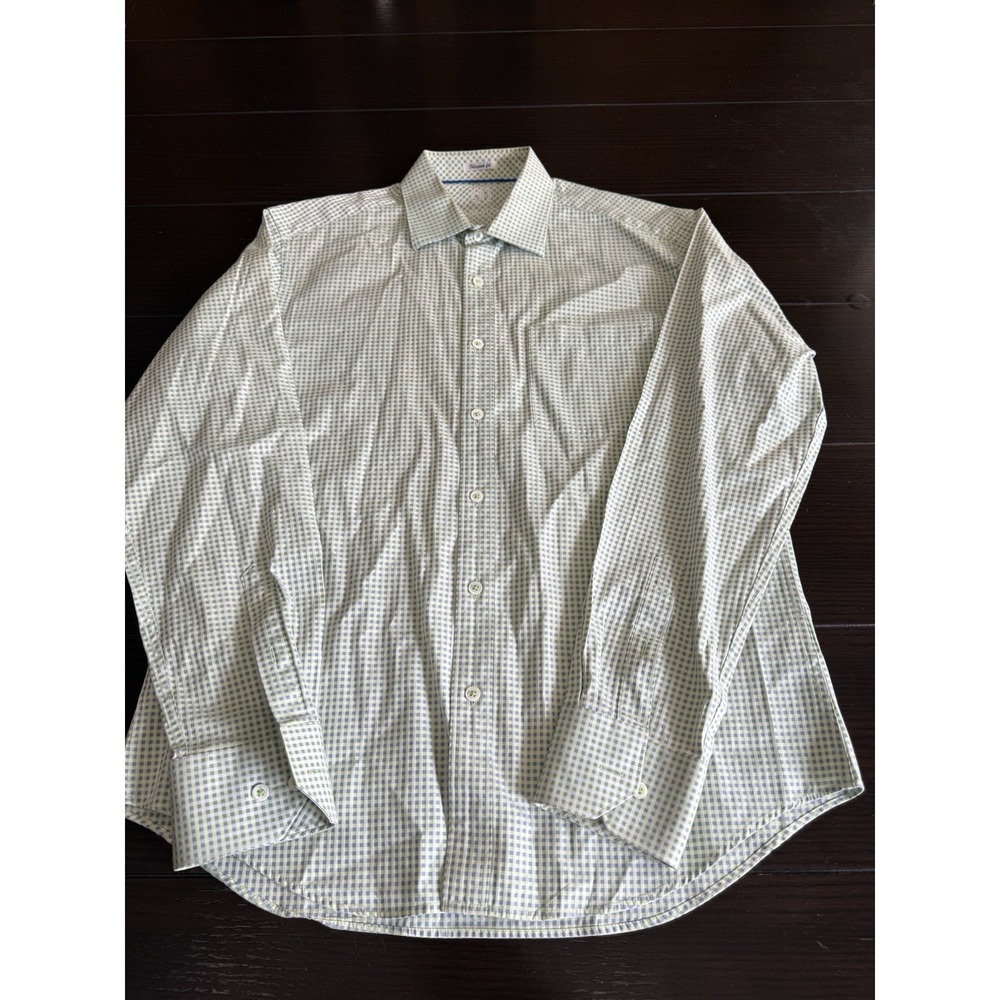 Bugatchi Uomo Shape Fit Medium Plaid Button Down Men's Shirt